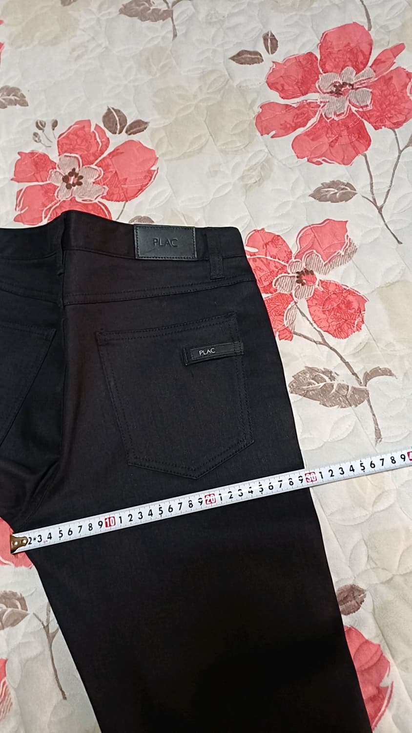 플랙 슬림스판블랙진 실측32인치 기장98 상품이미지7