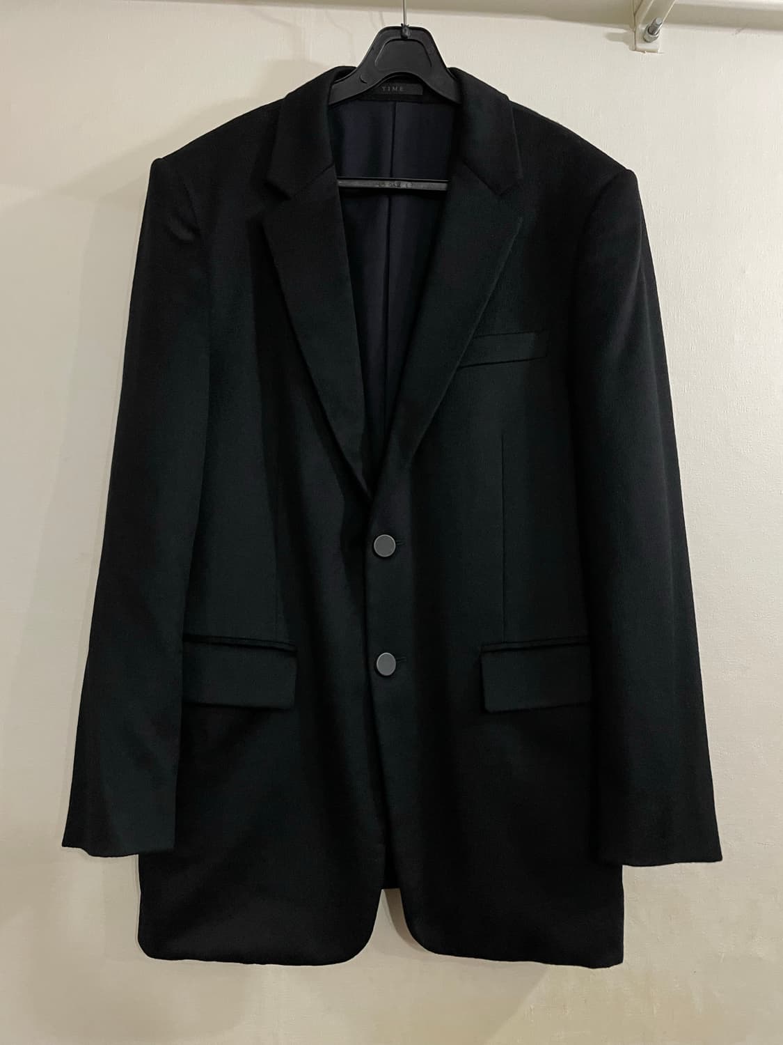 타임 캐시미어100% 블레이져 자켓 블랙 95 상품이미지2