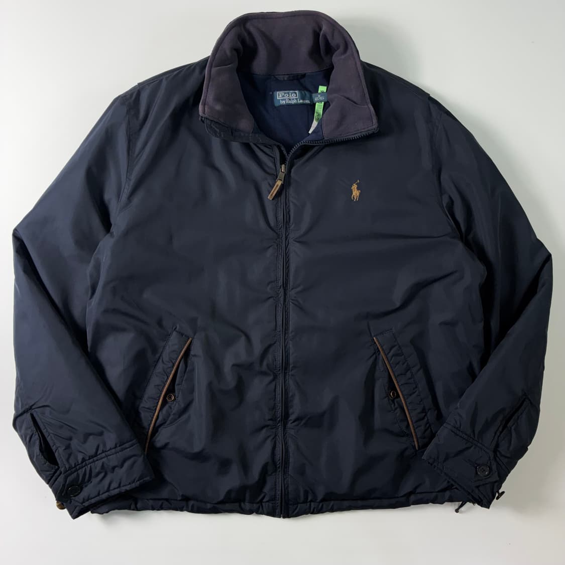 Polo  폴로 랄프로렌 자수 폴리쉘 네이비 봄버 자켓  상품이미지2