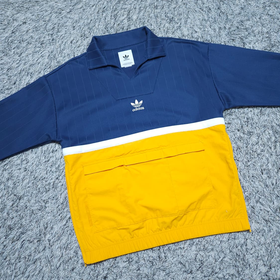 아디다스) M 남자 드릴 풀오버 아노락 트랙탑 / 왕눈이샵 상품이미지2