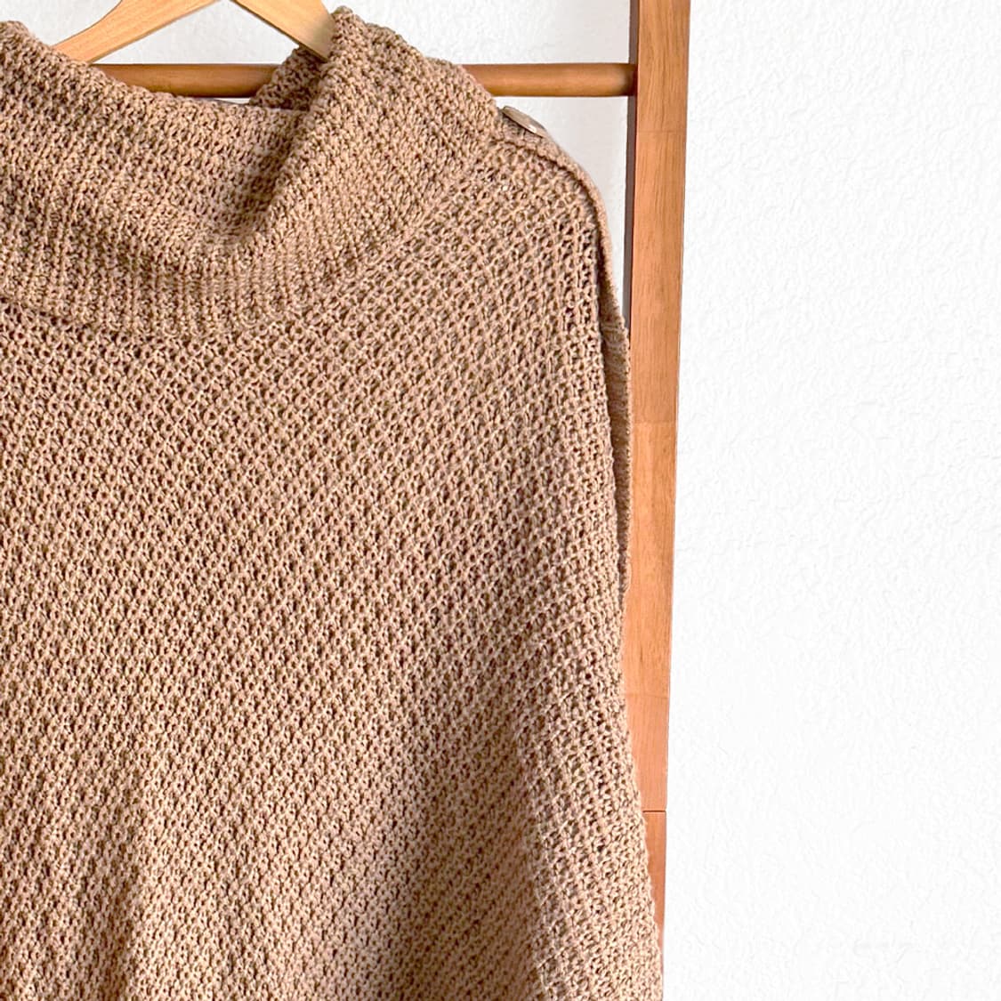 사막초원 니트 판초 상품이미지3