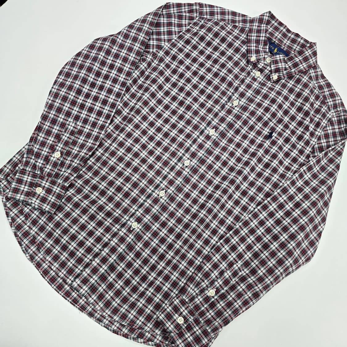 14-16t 랄프로렌 체크 셔츠 상품이미지1