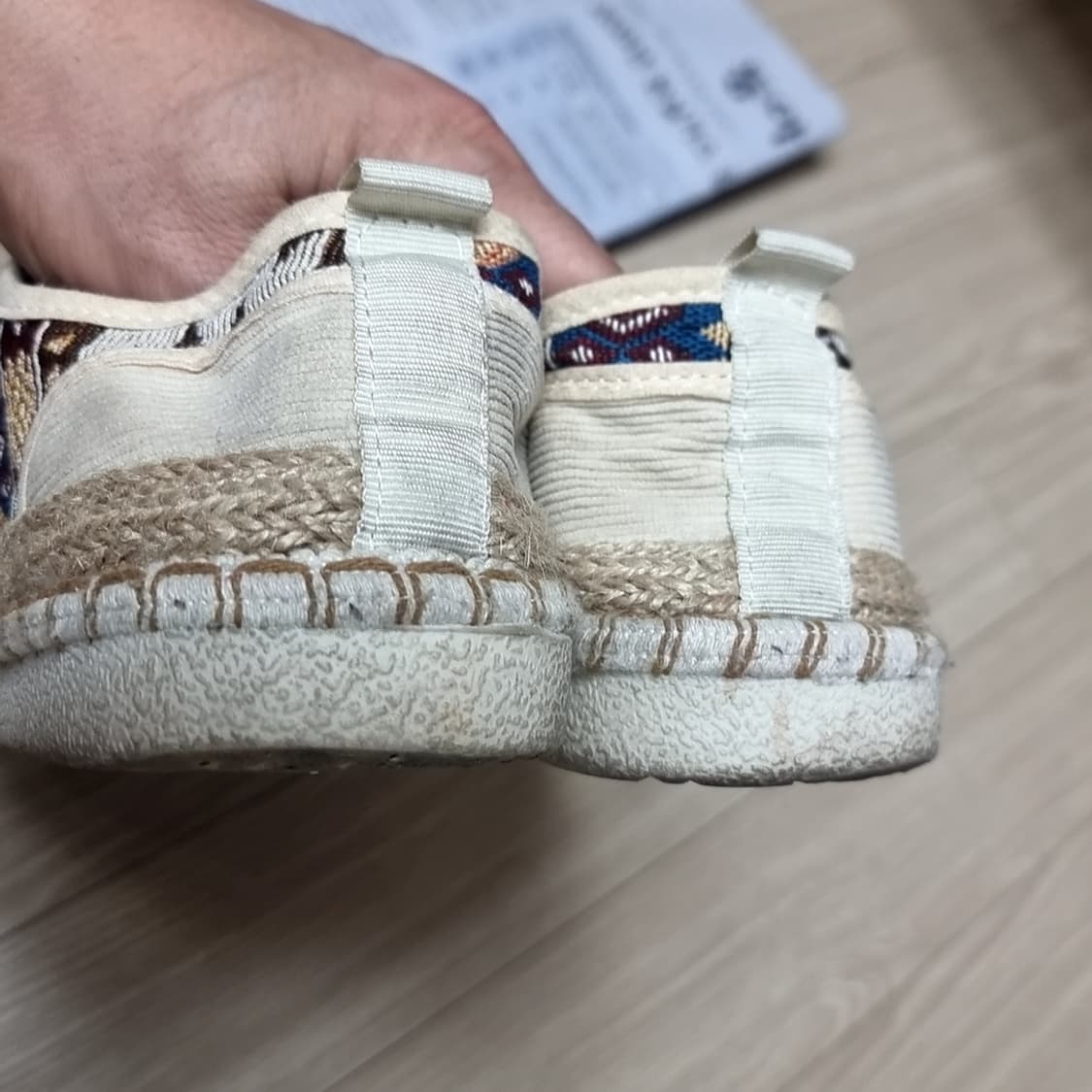 에스파드류 스타일 패턴 스니커즈(275-280) 상품이미지4