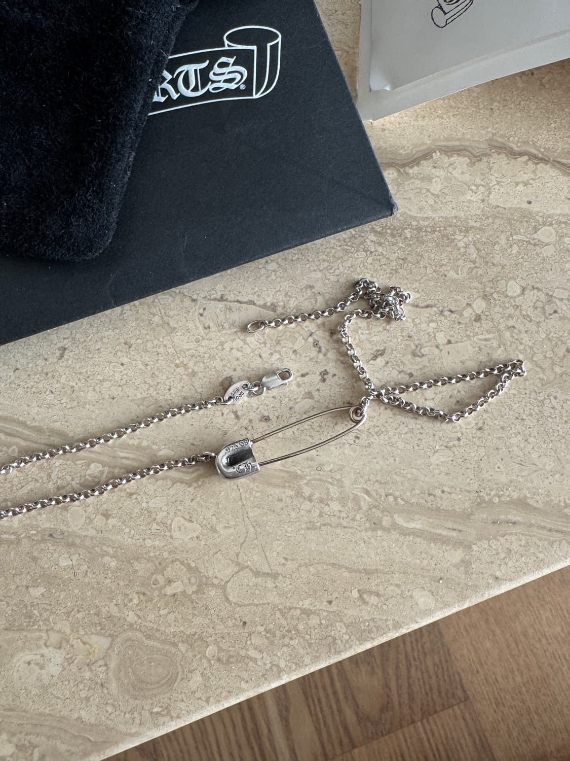 크롬하츠 세이프티핀 목걸이 상품이미지2