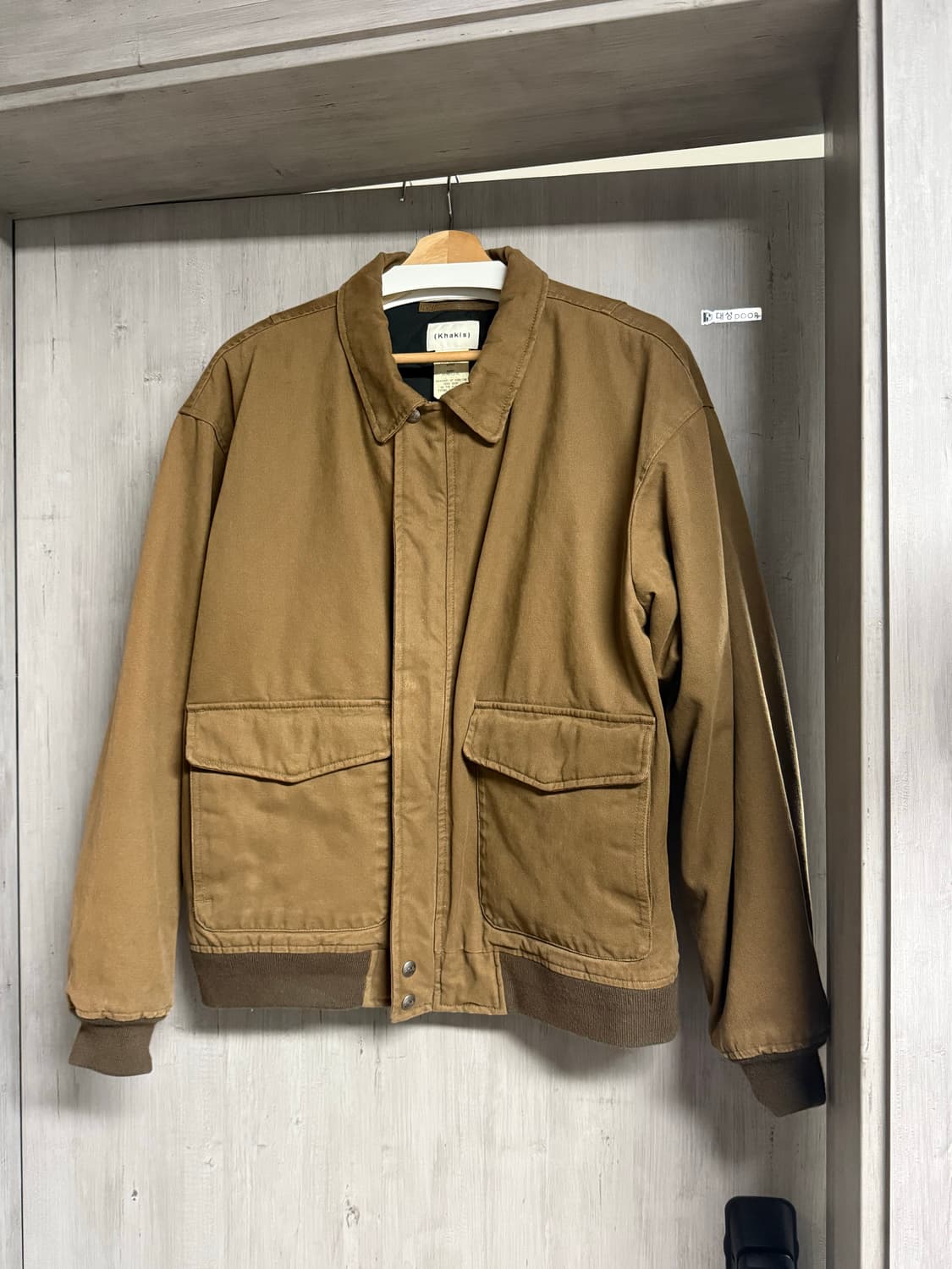 카키스 스테이션자켓 브라운 m사이즈 상품이미지2