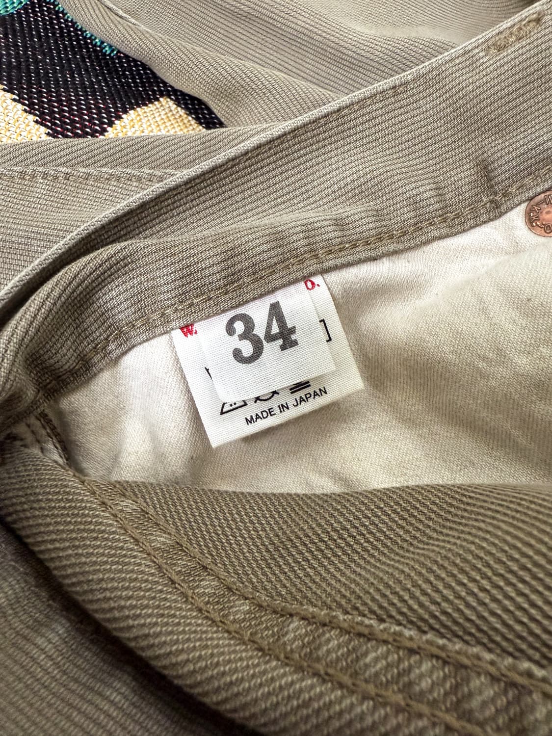 웨어하우스x빔즈플러스 코듀로이팬츠 34 상품이미지8