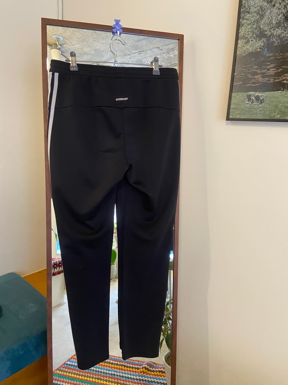 아디다스 삼선 트레이닝 바지 블랙 상품이미지3