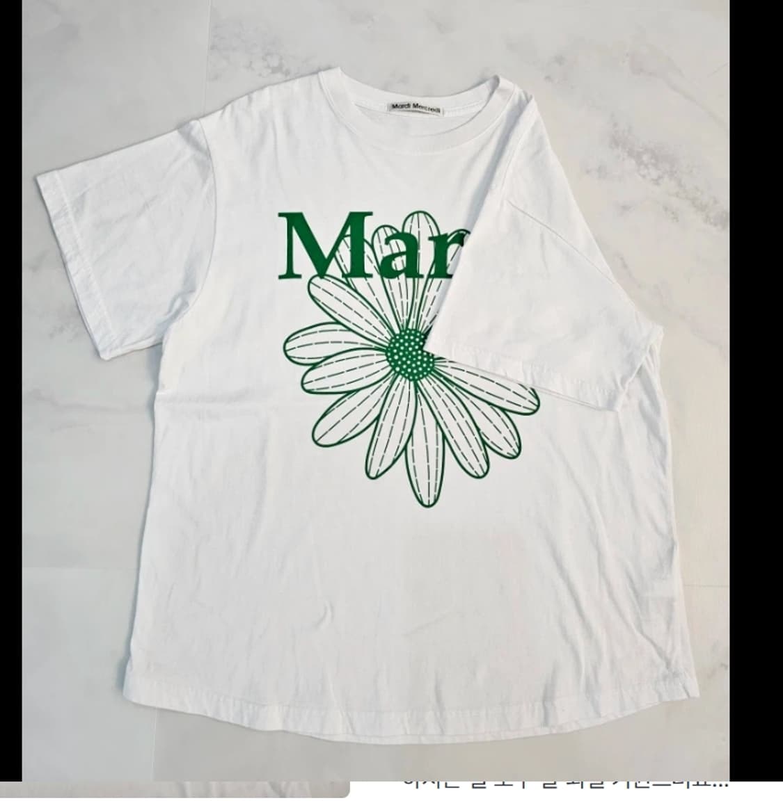 마르디 메크르디 플라워 티셔츠 남95 여~77 상품이미지2