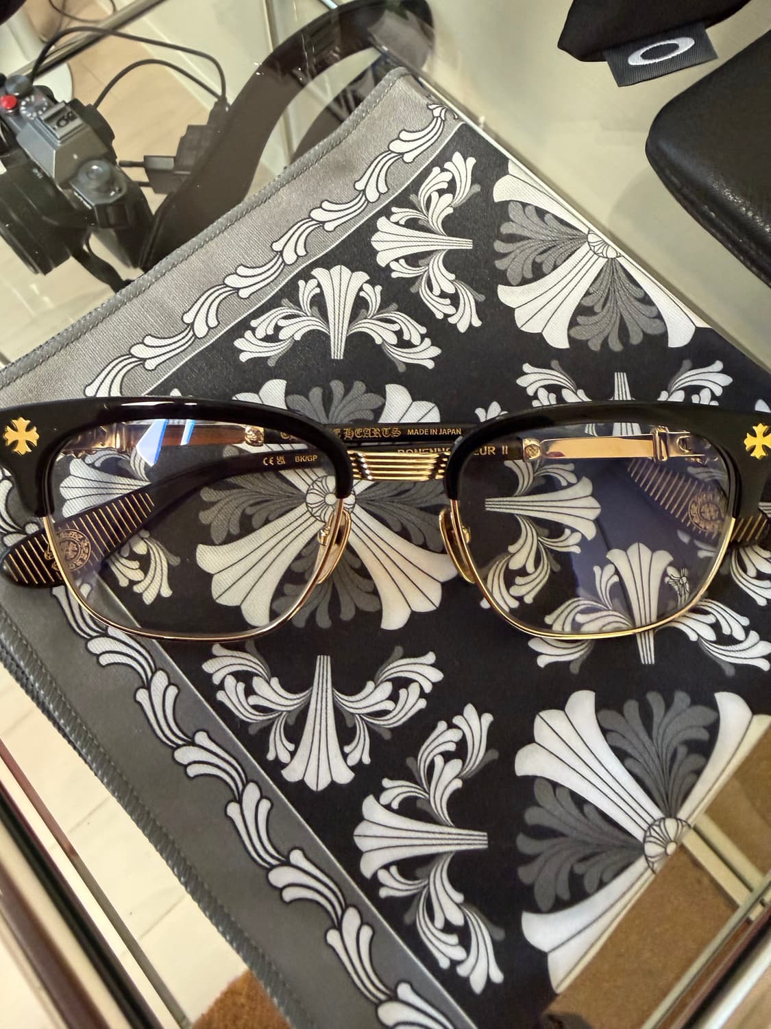 크롬하츠 보넨노이슈어 II 블랙/골드 안경 상품이미지2