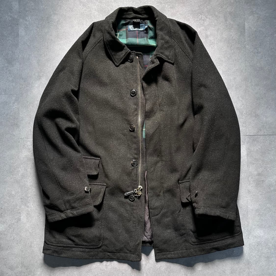 폴로 챠콜 울 카코트 (va.101) 상품이미지1