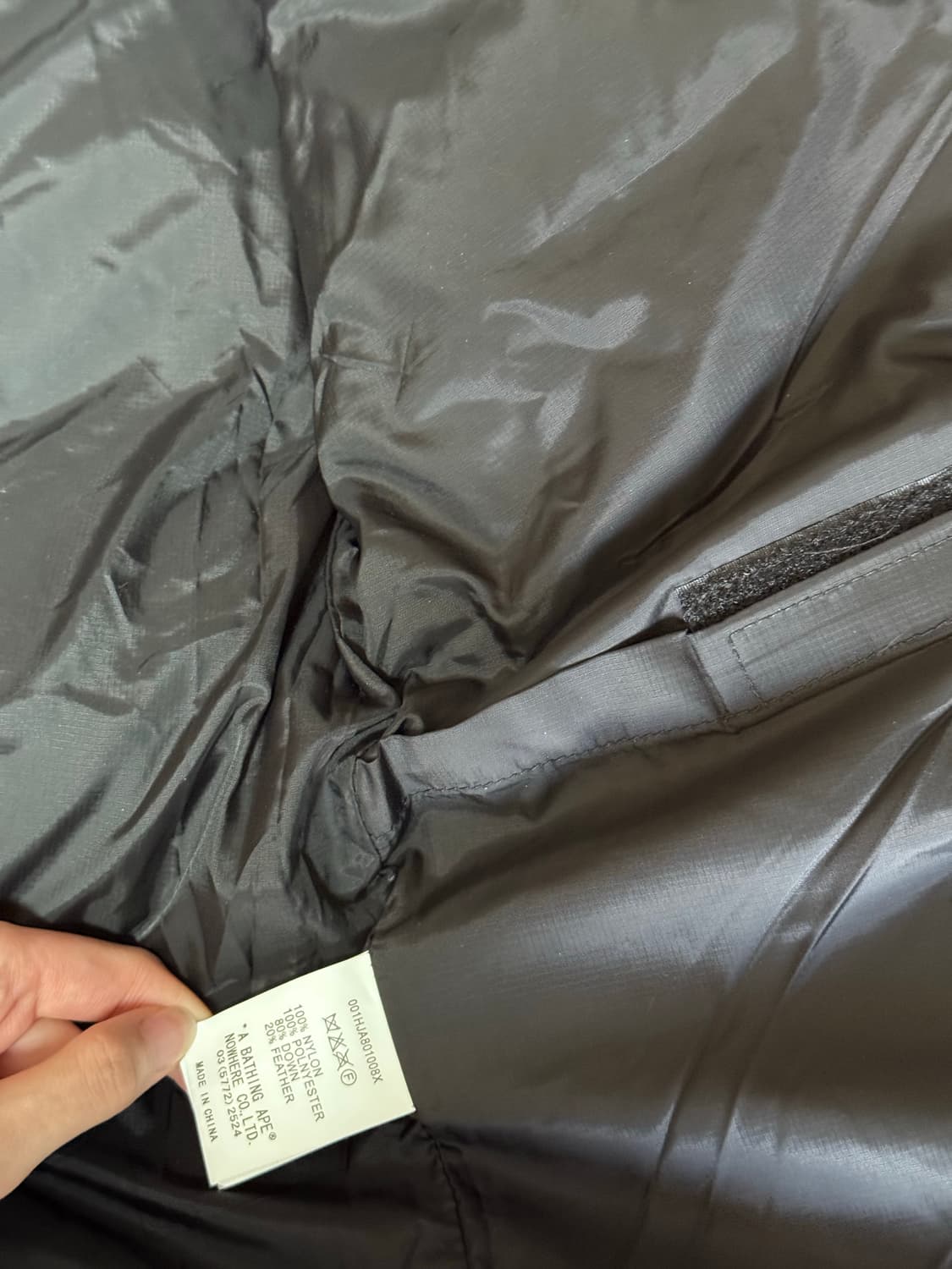 베이프 황계 패딩 상품이미지8