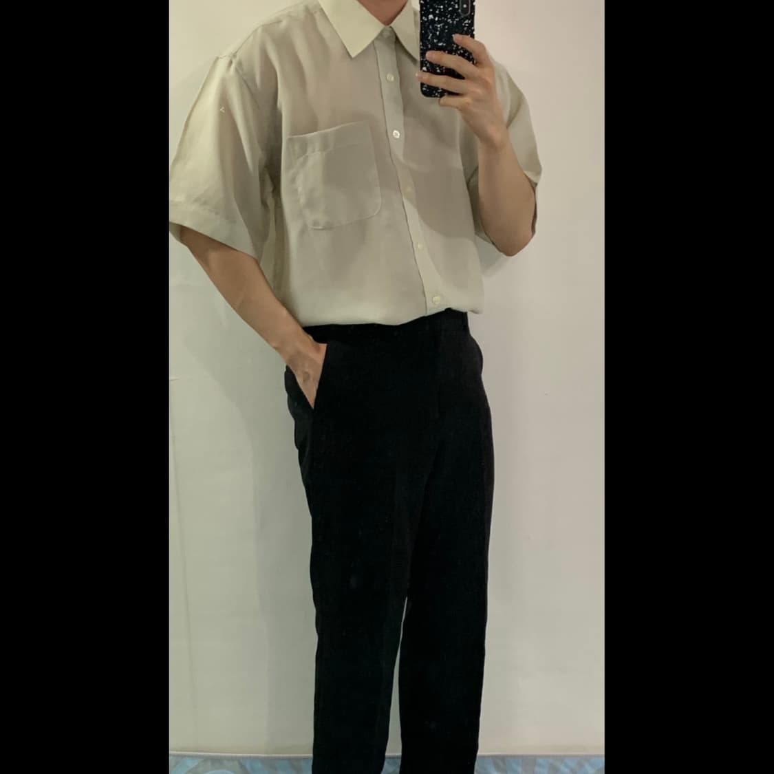 발렌시아가 카키베이지 반팔셔츠 상품이미지3