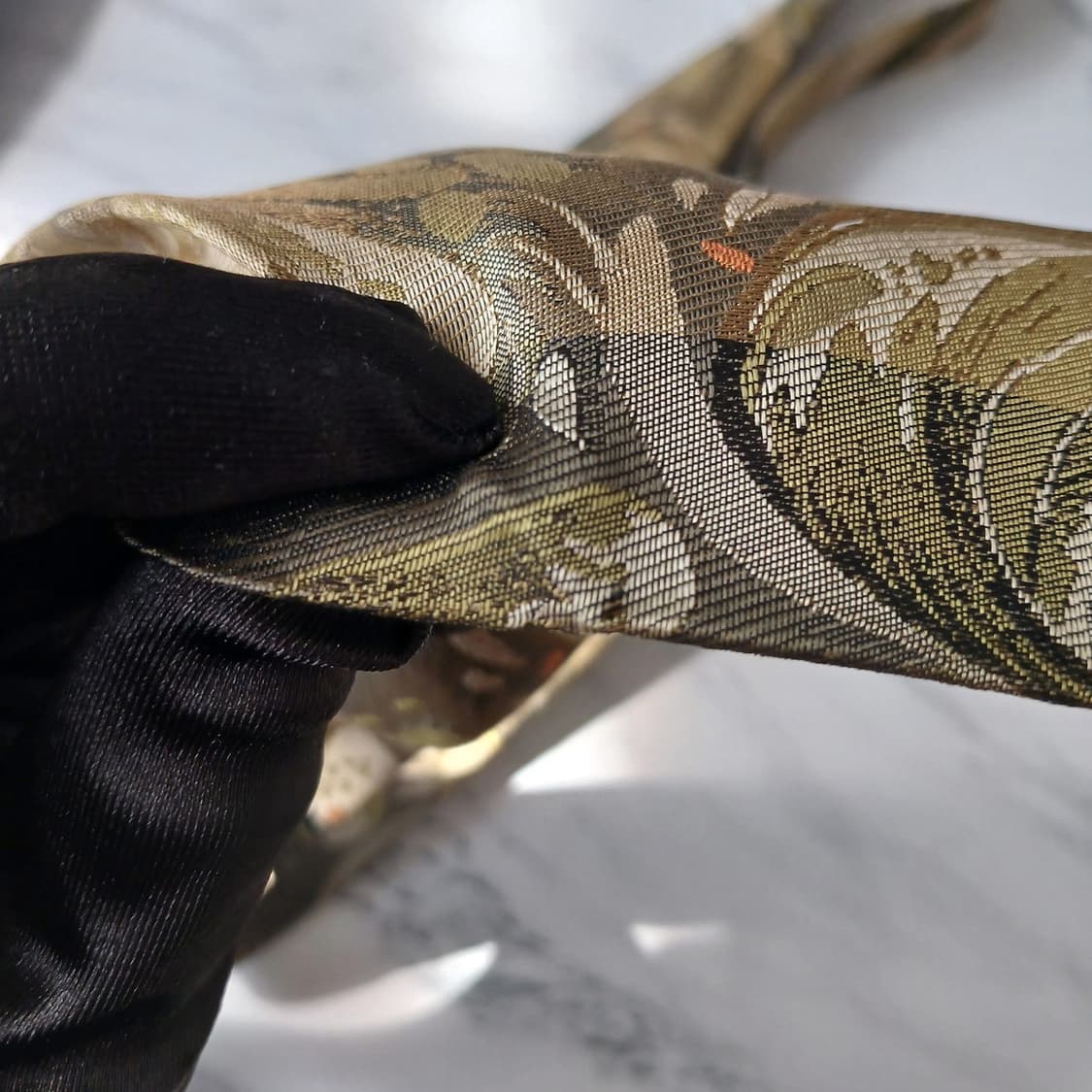 크리스찬 디올 올리브 그린 패턴 넥타이 9cm A~B등급 E892
 상품이미지7