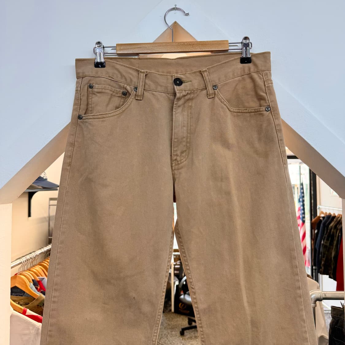 리바이스 브라운 슬림 스트레이트 진 (32)   상품이미지2