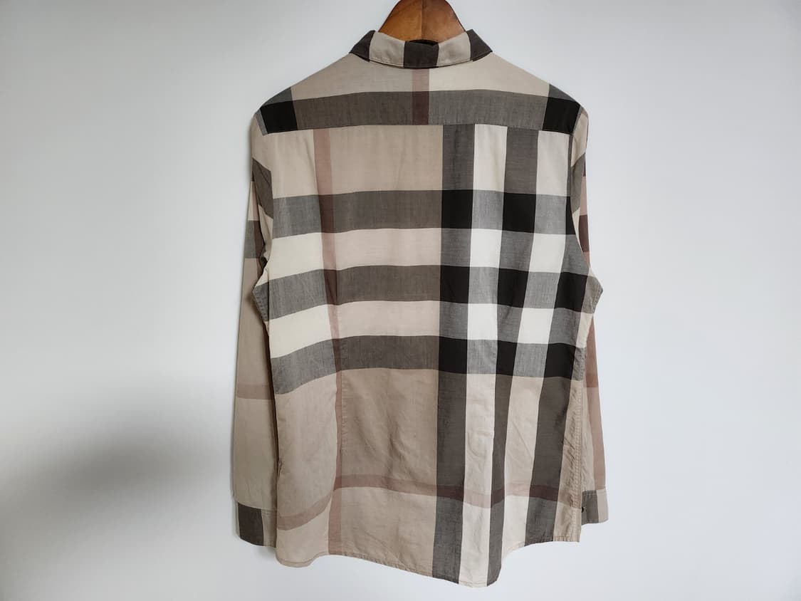 S 버버리 브릿 하우스 체크 코튼 셔츠 3976480 상품이미지4