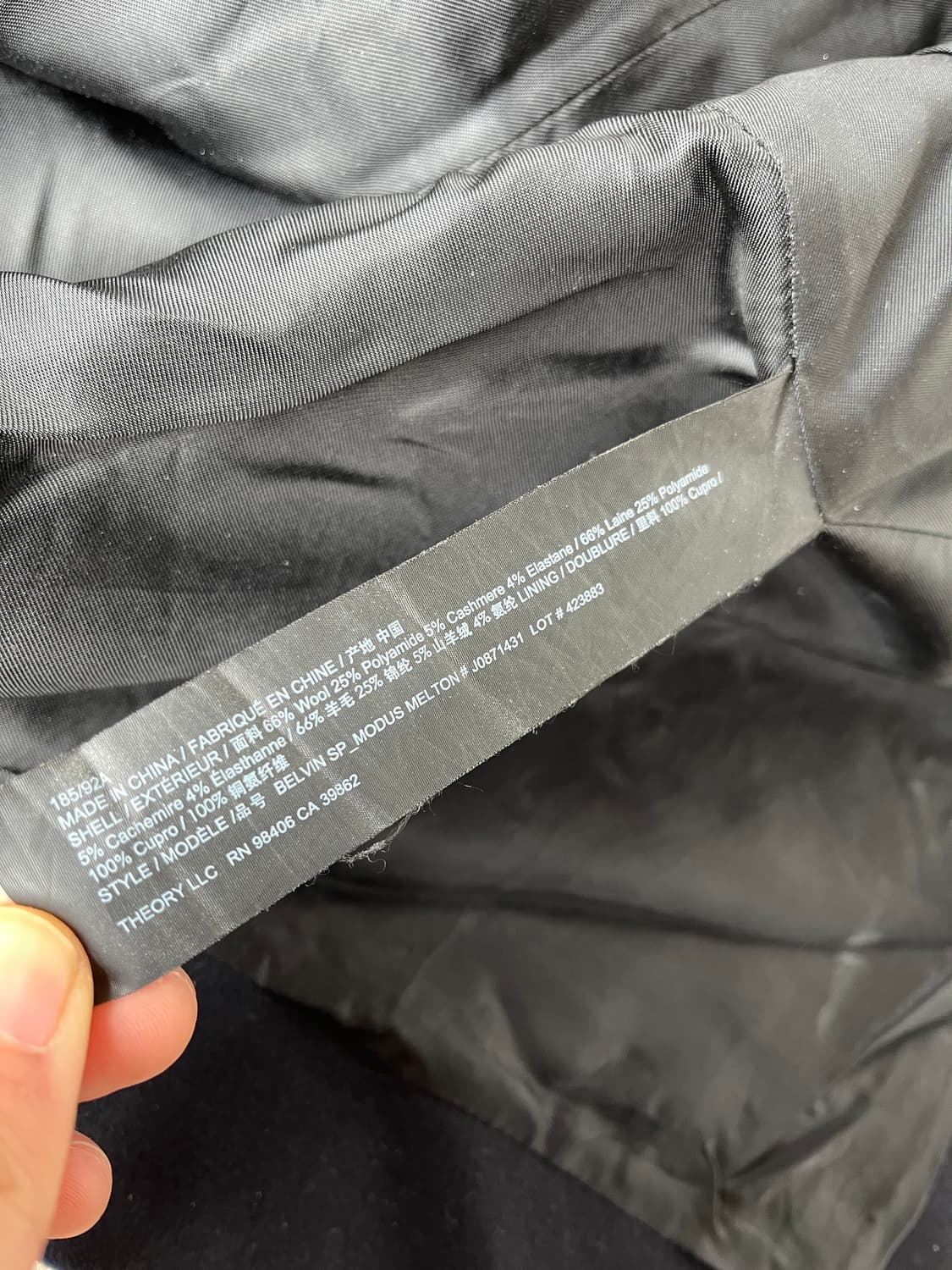 Theory cashmere blend coat 상품이미지5