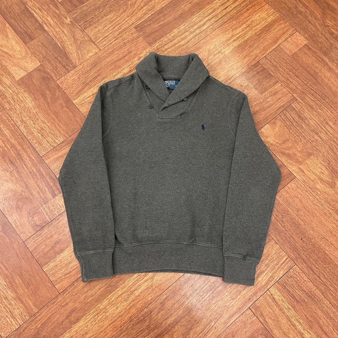 폴로 숄카라 니트 상품이미지1