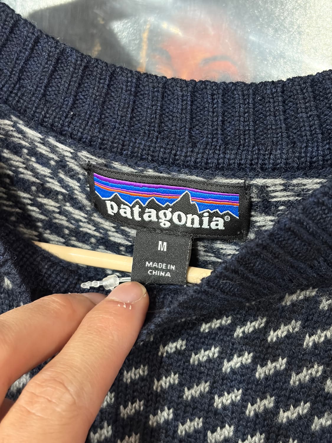 파타고니아 버드아이 패턴 니트 상품이미지3
