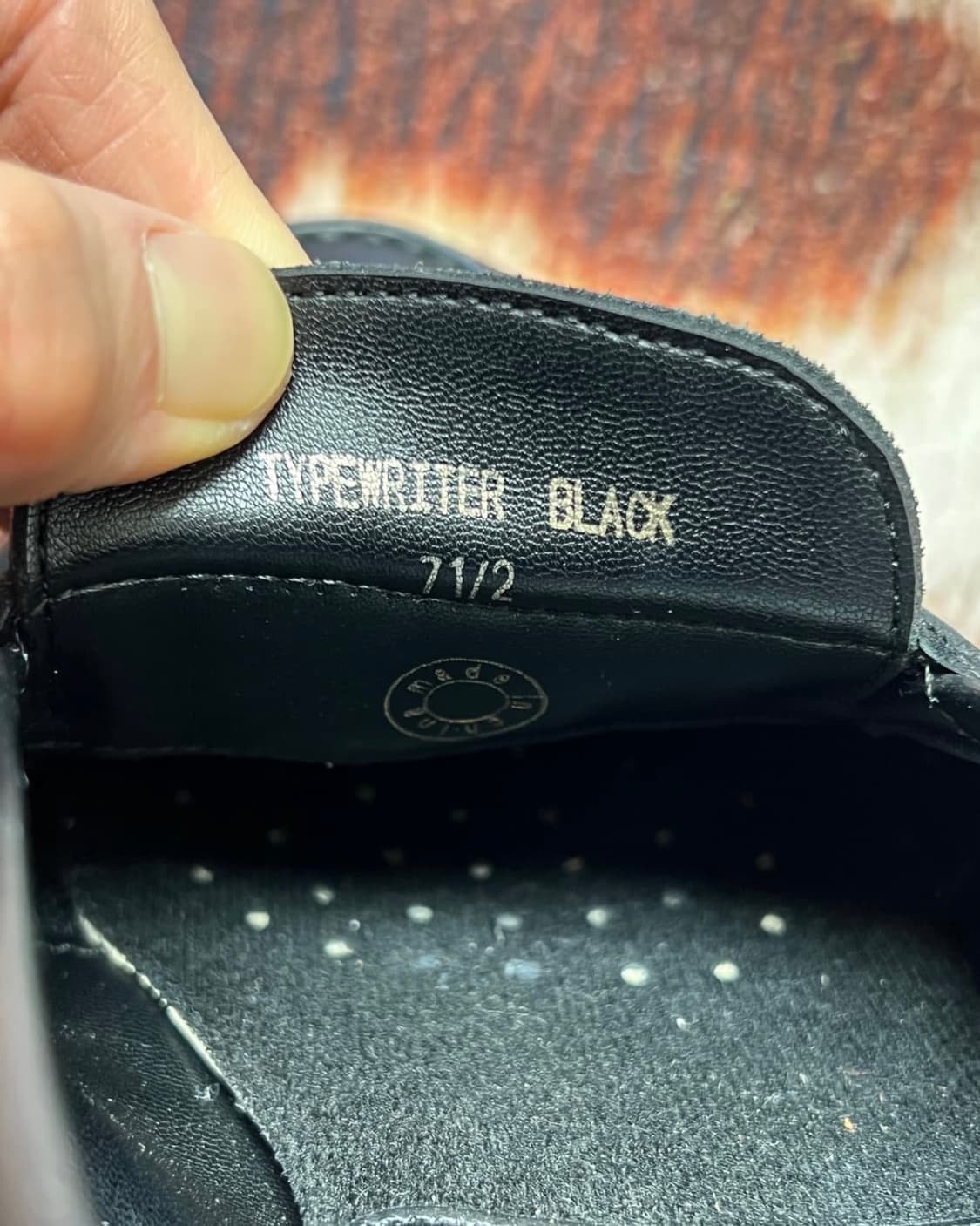 포스트맨 페니로퍼 타이프라이터 블랙 7.5 (260-265) 상품이미지6