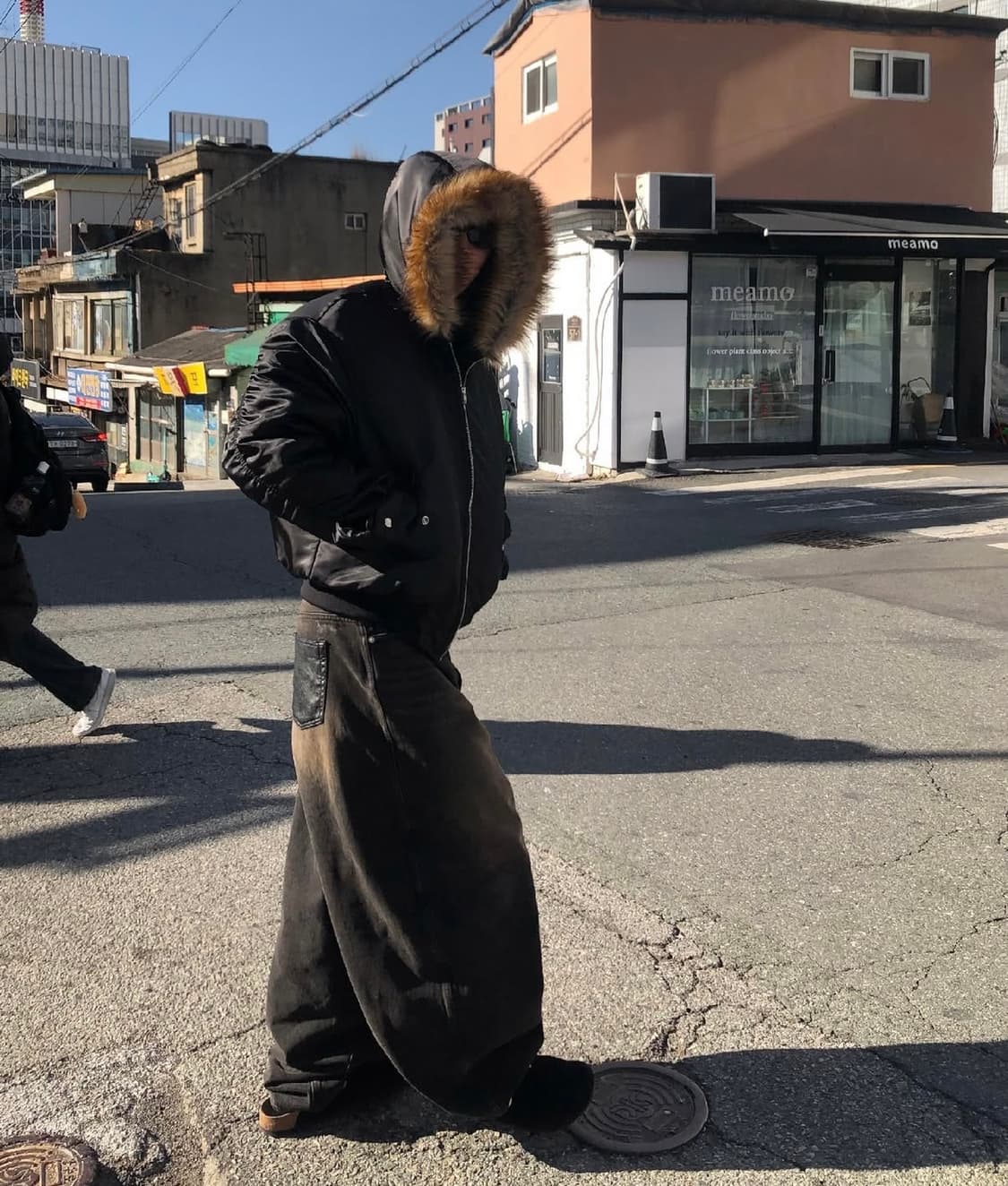 뉴치프시크 흑청 머드 벌룬핏 상품이미지1