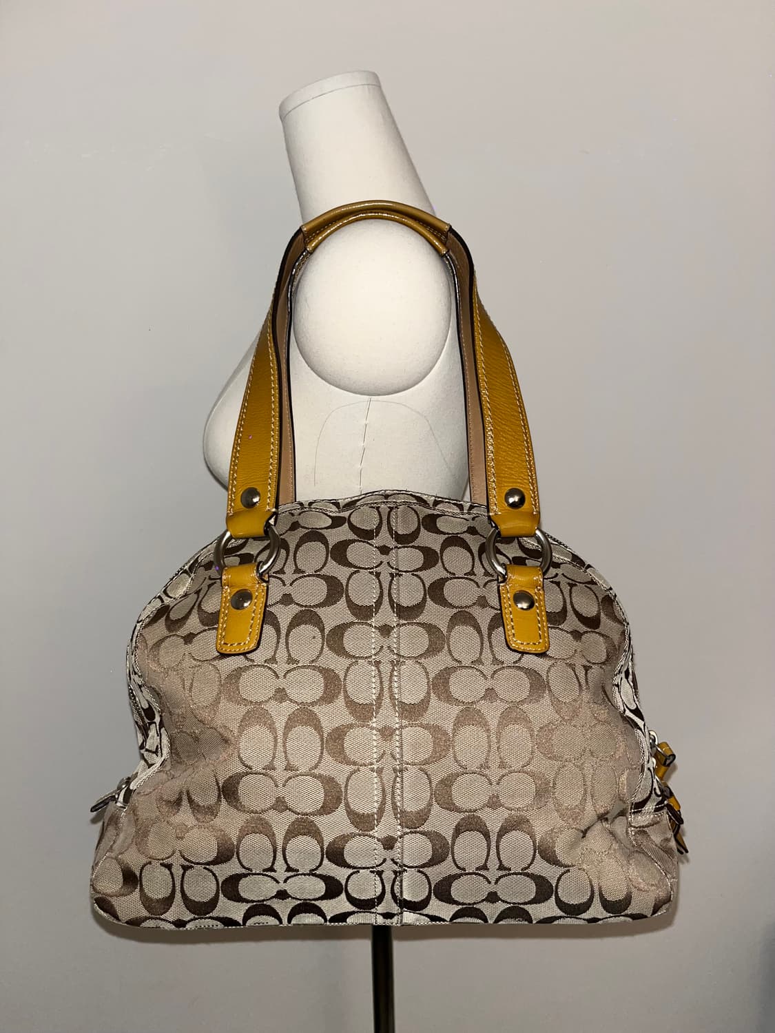 📦90s Coach Orange shoulder bag 상품이미지5