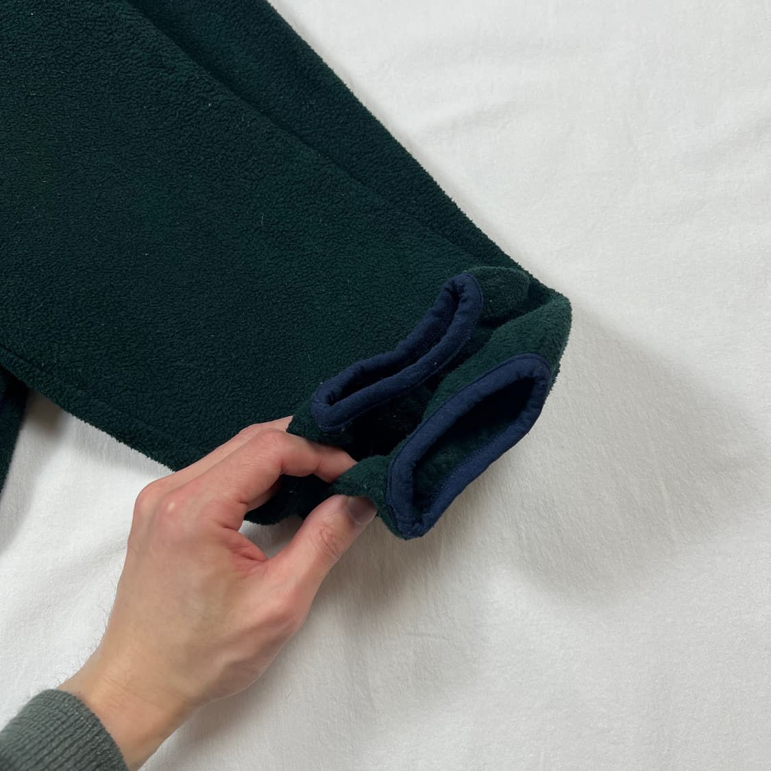 90‘s 엘엘빈 llbean 로고 풀오버 플리스 자켓 상품이미지4