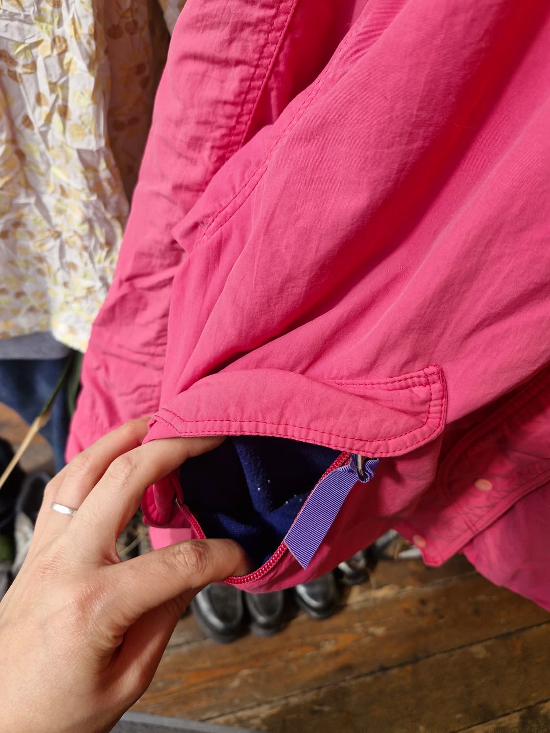 Z-489 파타고니아 캐플린 쉘드 신칠라 봄버 웜업 자켓  상품이미지5