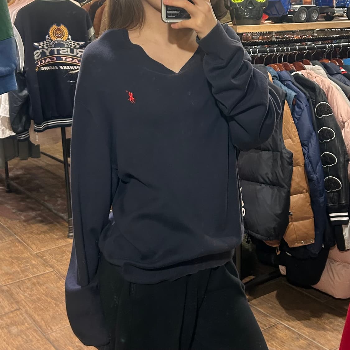 [HI] 폴로 랄프로렌 니트 네이비 상품이미지3