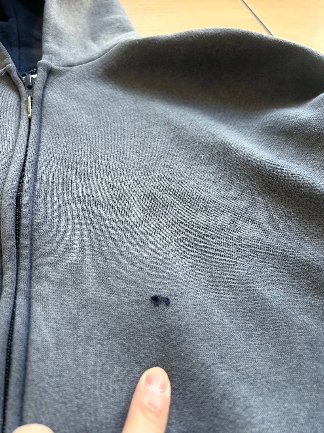 90‘s 러셀 페이드 후드집업XXL 상품이미지3