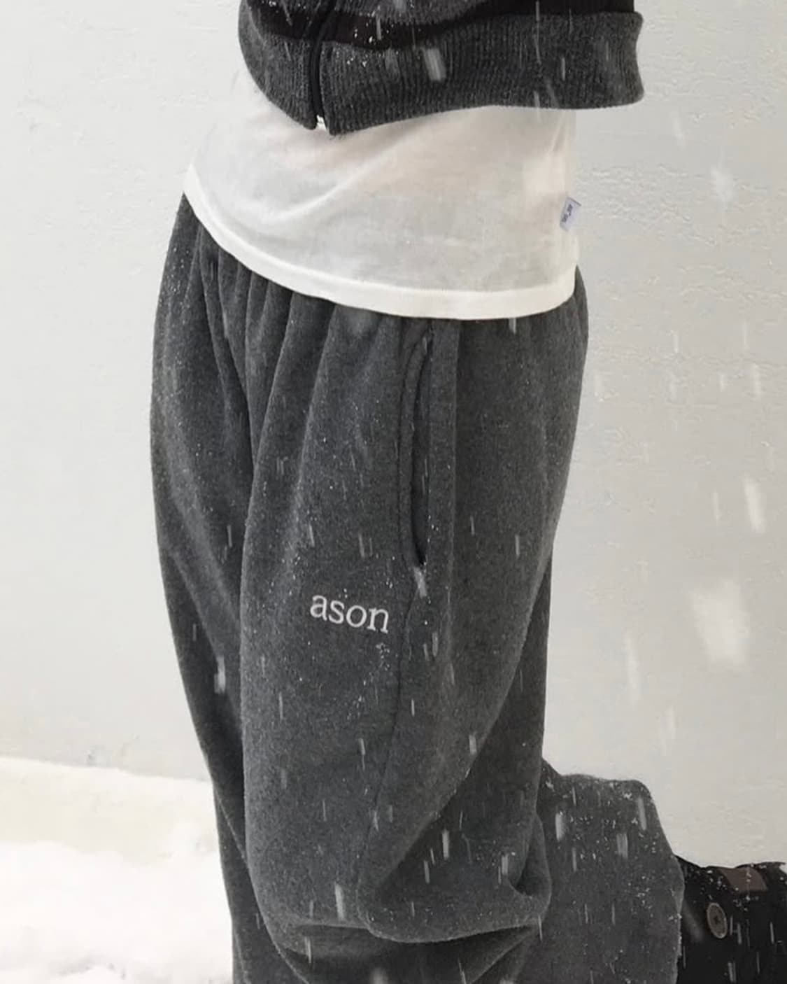 애즈온 차콜 조거팬츠 MILO TERRY JOGGER PANTS 상품이미지2