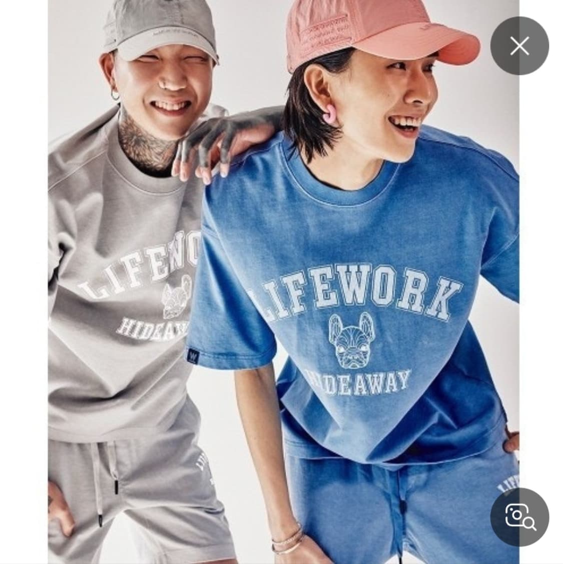 라이프워크 남여공용 피그먼트 셋업 M 상품이미지2