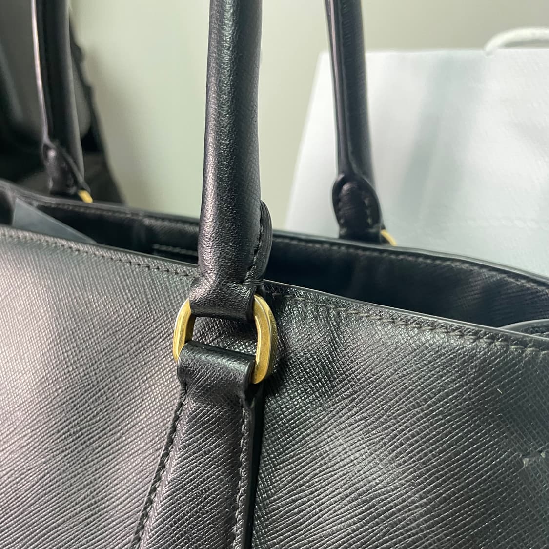 프라다 사피아노 갤러리아 토트백 블랙 상품이미지9