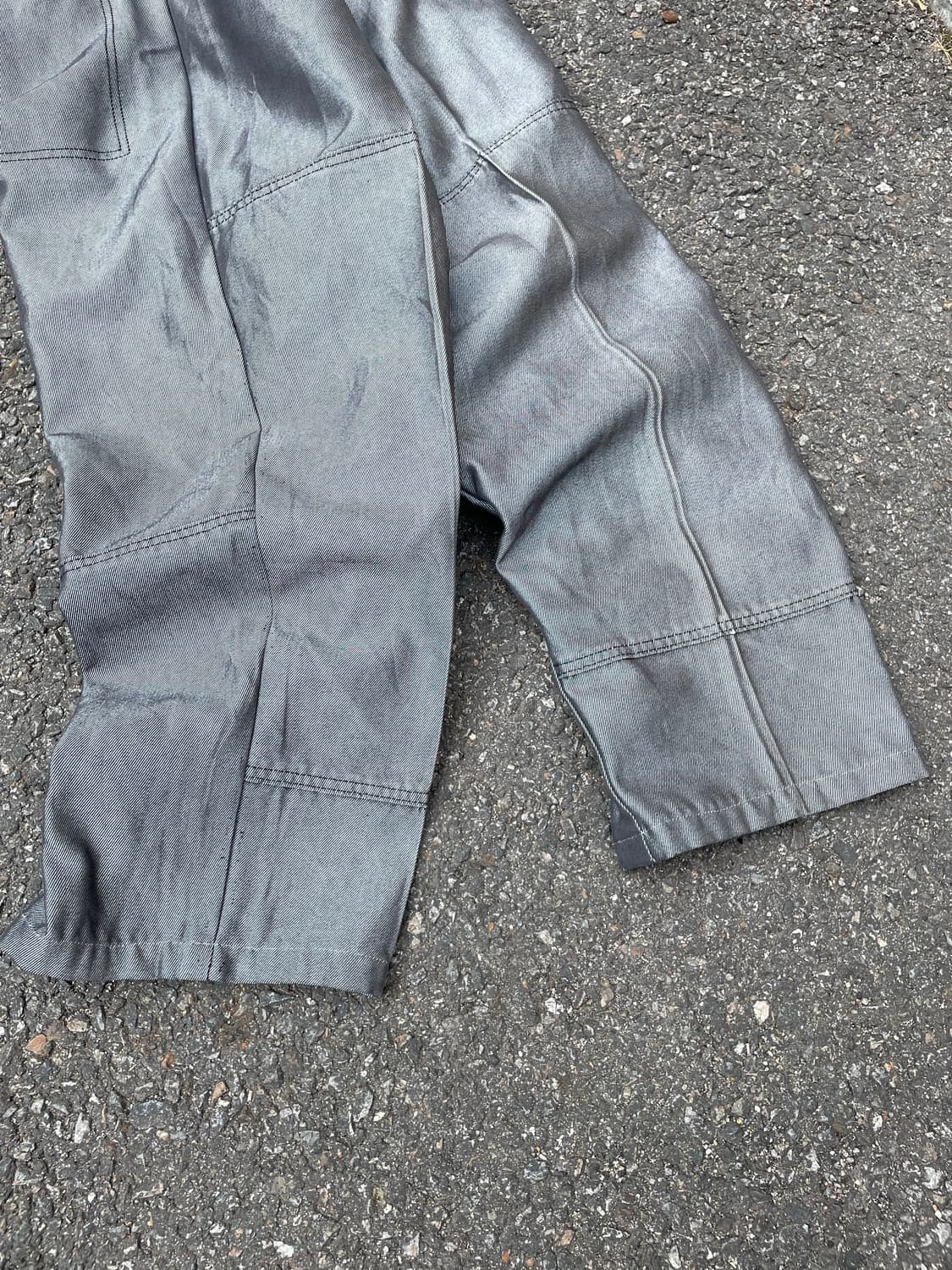 90‘s 펠레펠레 APALLE 핀턱 빅포켓 와이드 데님 팬츠 상품이미지5