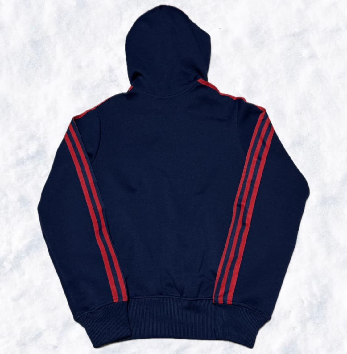 아디다스 딥네이비 레드 후드집업 상품이미지2