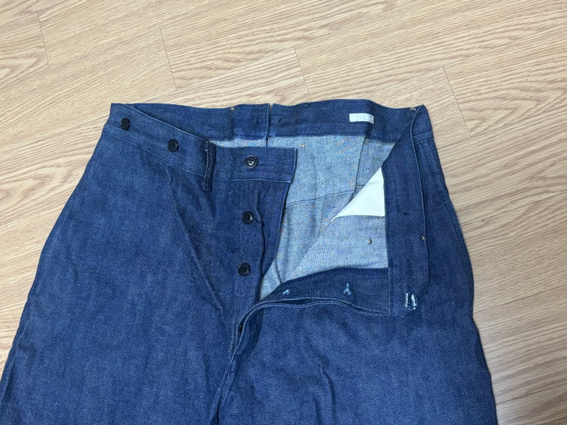 코모리 데님 오버팬츠 2사이즈 상품이미지6