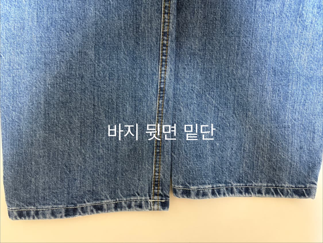 글로니 93 미드라이즈 루즈핏 진 블루 S사이즈 상품이미지10