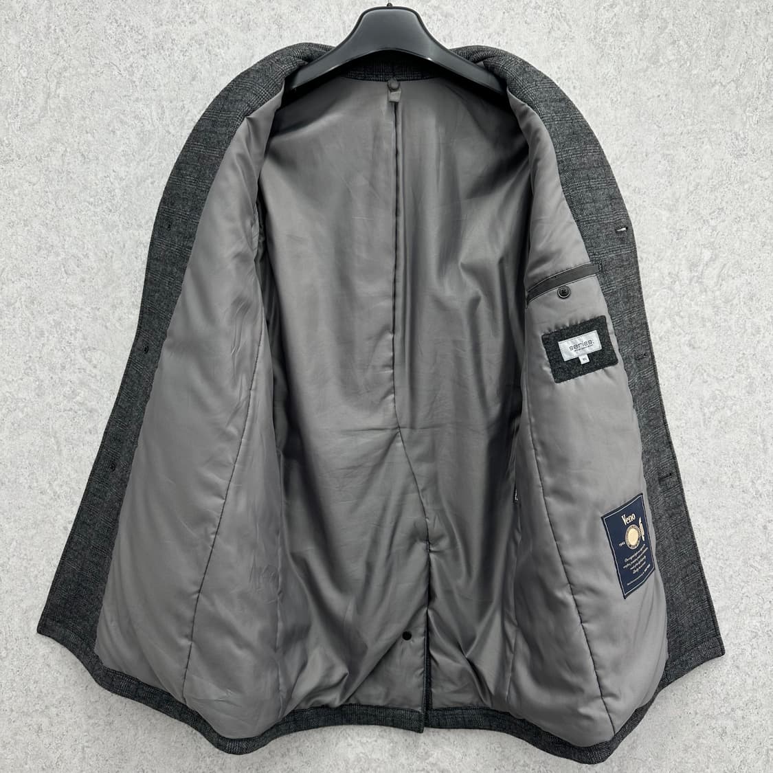 95 시리즈 남자 누빔 울 코트 상품이미지3