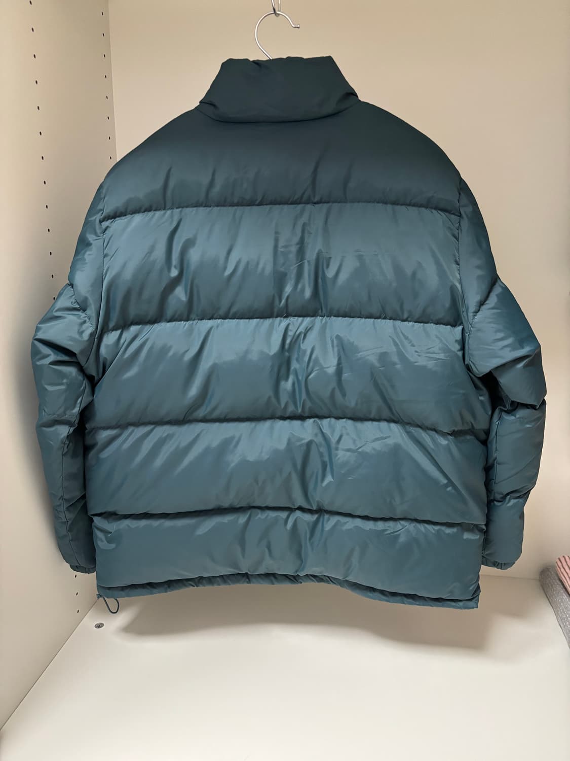 nocontent 노컨텐츠 패딩 스냅 다운 패딩 다크그린 나일론 상품이미지2