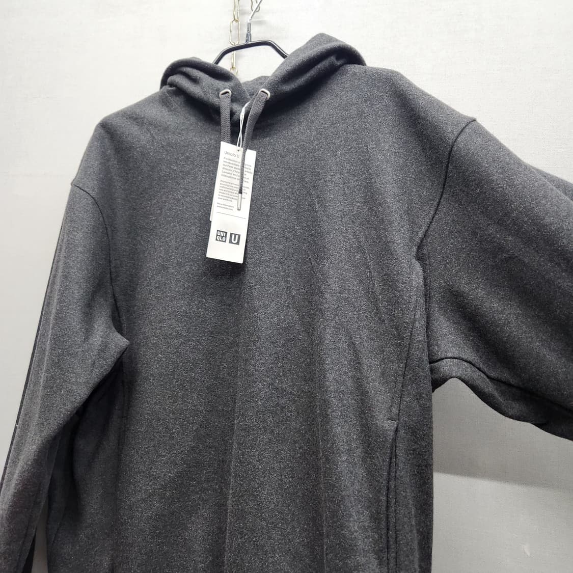 새상품 유니클로 U 브러쉬드 후드티 M(XL) 상품이미지2