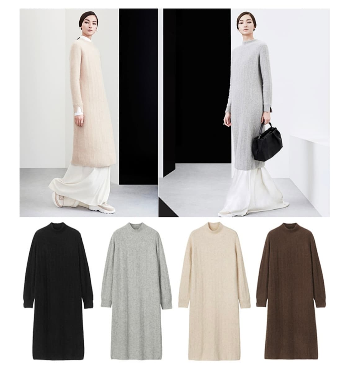 새옷 베라왕 캐시미어 롱원피스 상품이미지6