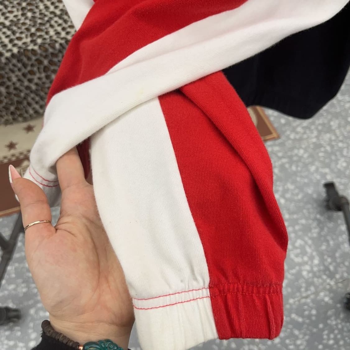 나이키 90's 레트로 빈티지 배색 트랙탑 스웻 집업 XXL C09268 상품이미지8