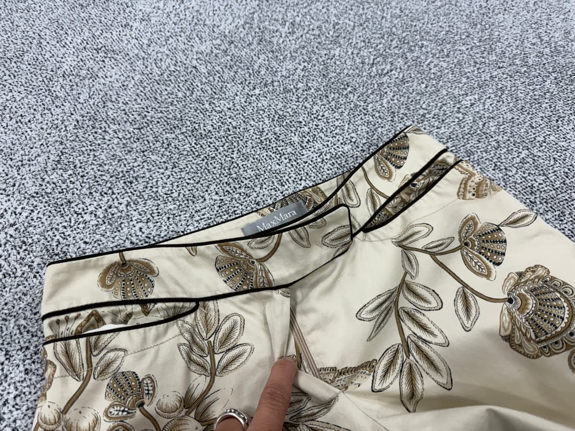 막스마라 플라워 모티브 팬츠 상품이미지4