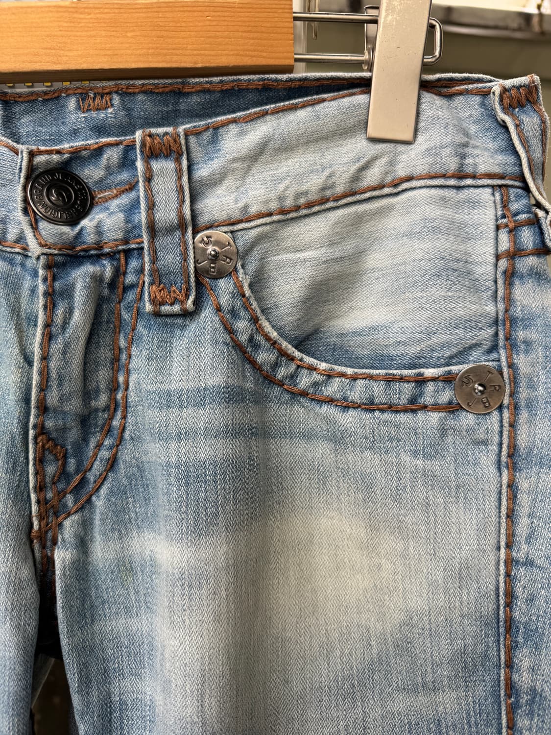 트루릴리전 바비 슈퍼티 데님 팬츠 트루릴리젼  상품이미지4