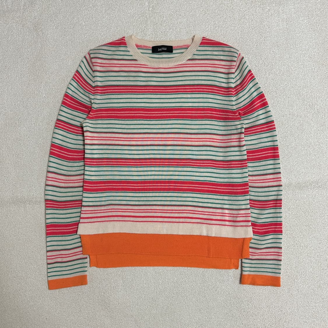 세컨플로어 스트라이프 울 니트 상품이미지2