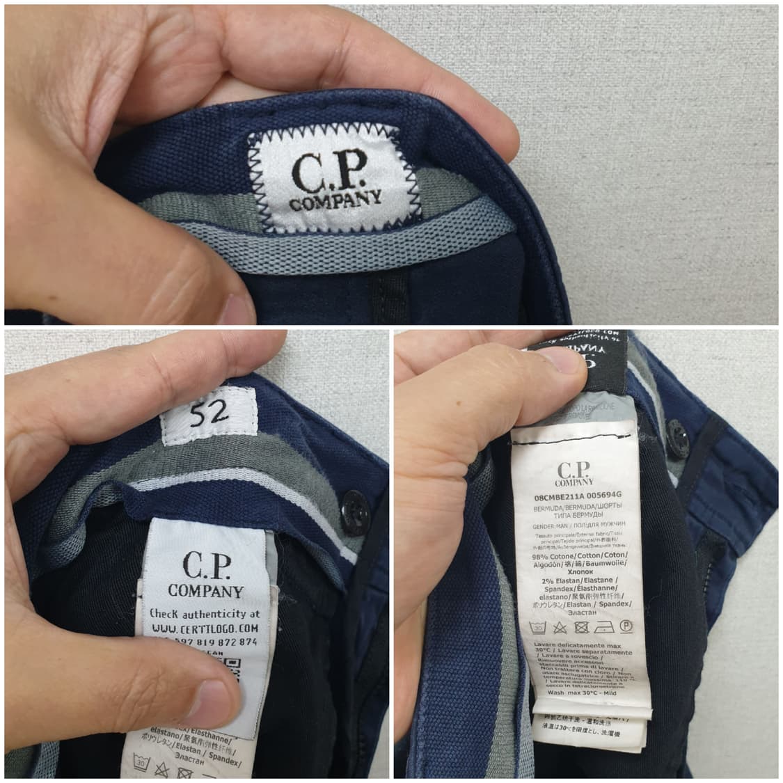 [34~36/정품] cp컴퍼니 렌즈 카고숏팬츠 상품이미지8