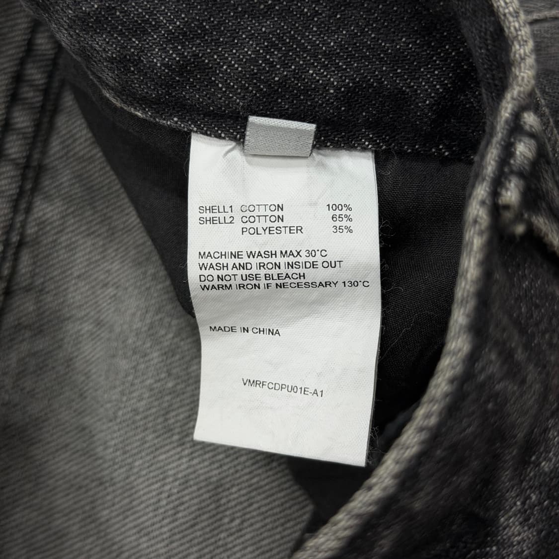 비바스튜디오 사이드 스노우 데님팬츠 바지 블랙 M 상품이미지6