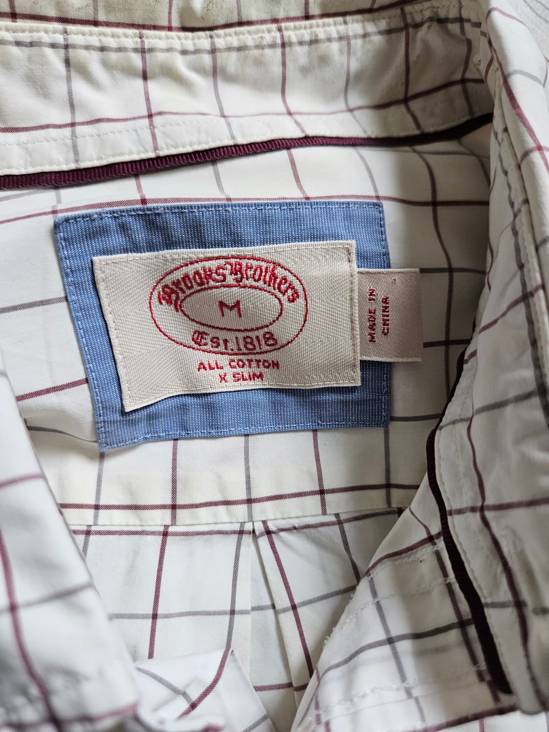 브룩스 브라더스 체크 셔츠(급처) 상품이미지3