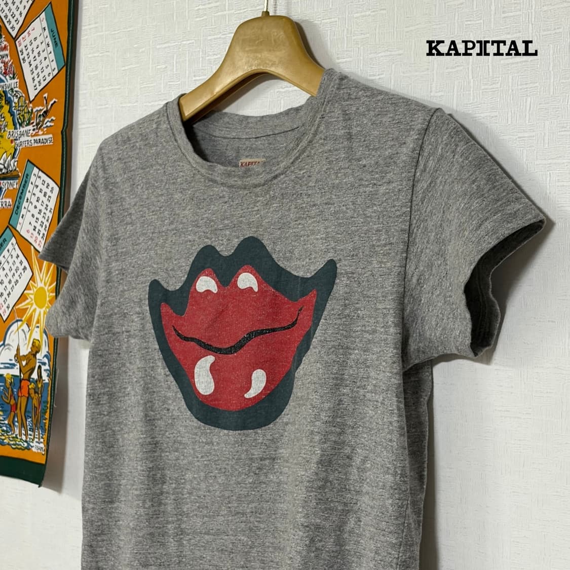 KAPITAL 2013 롤링스톤즈 립앤텅 반팔 티셔츠 상품이미지3
