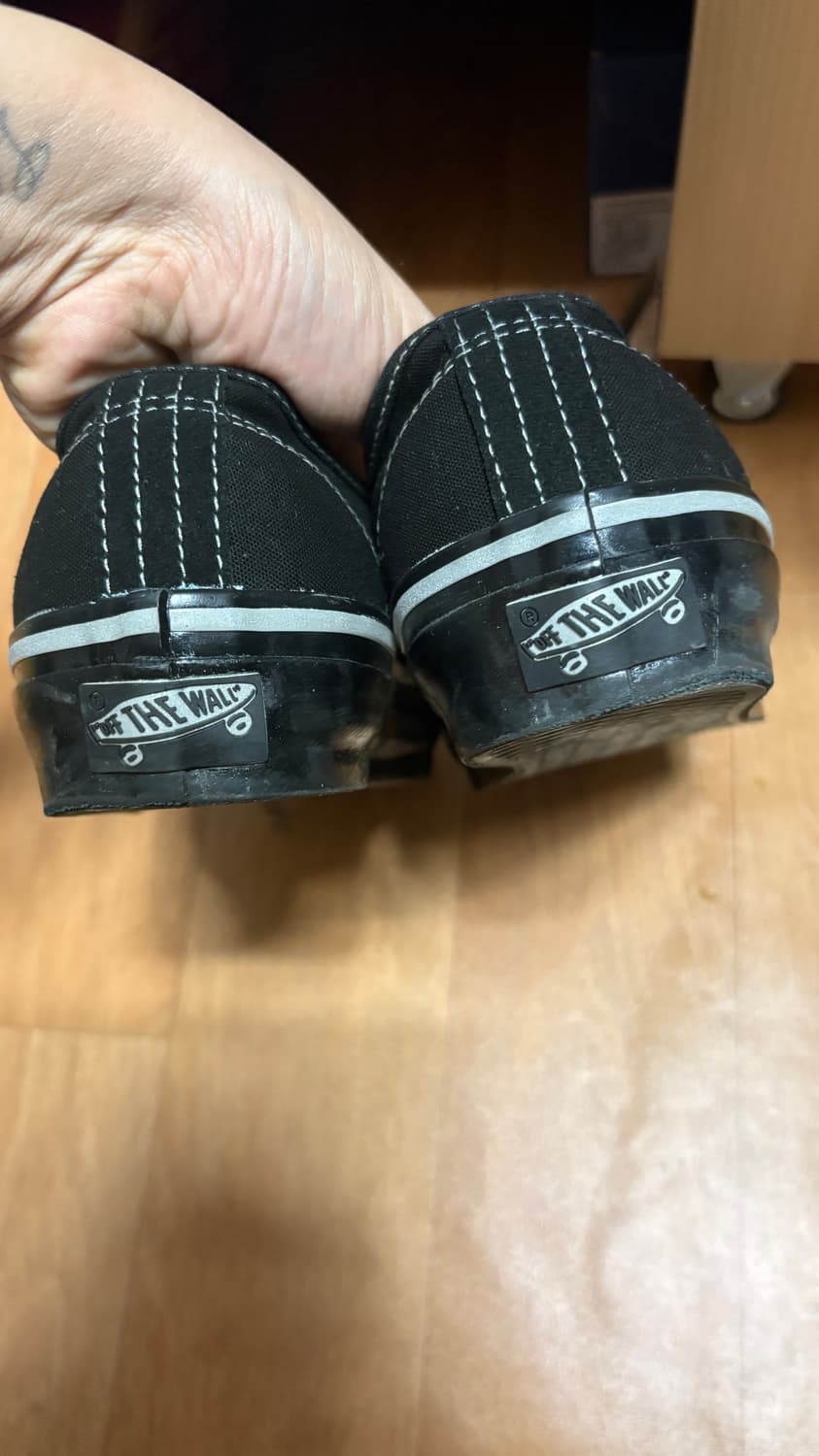 반스X원스아웃 어센틱 리이슈 블랙 실버 260 상품이미지3