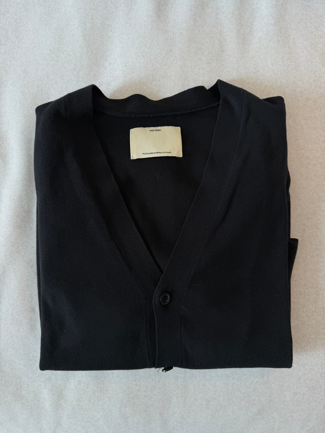 포터리 컴포트 가디건 블랙 상품이미지1